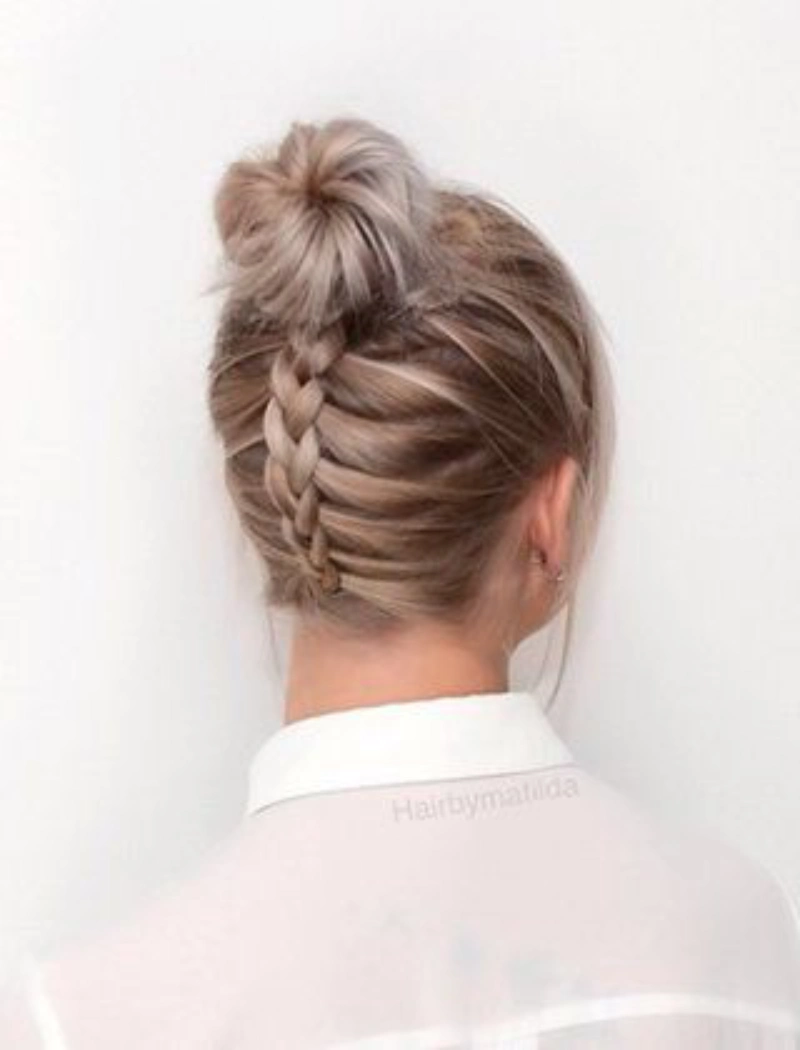 Wrapped Low Bun