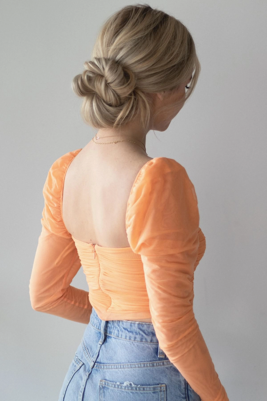 Elegant Low Twisted Bun