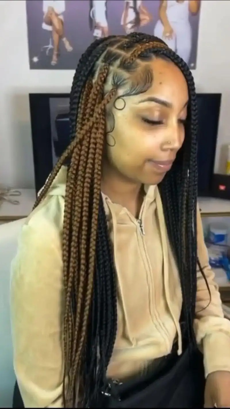 knotless box braids hairstyles ideas