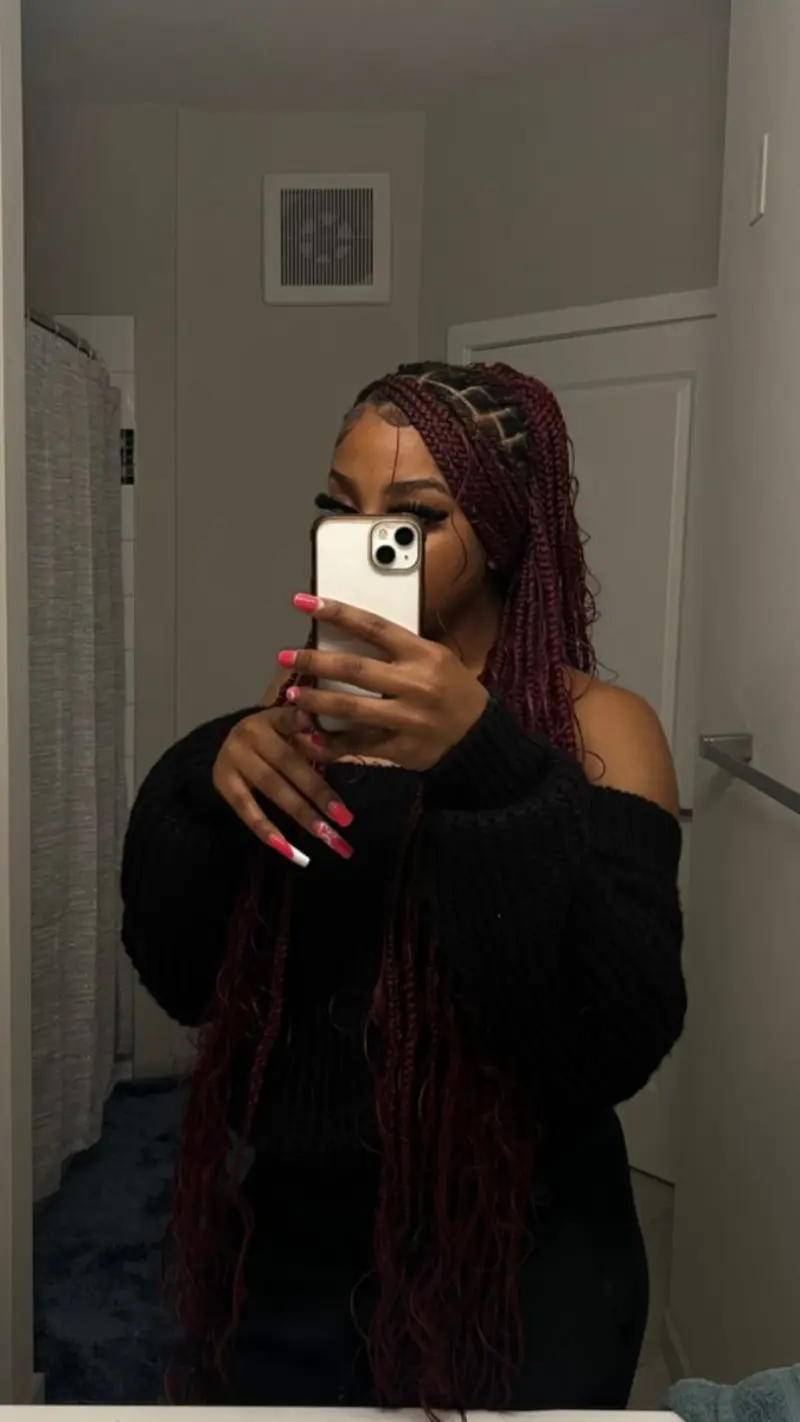 knotless box braids hairstyles ideas