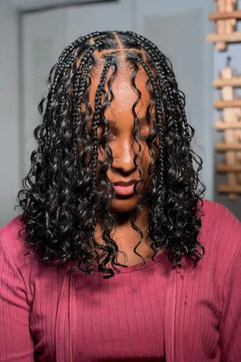 knotless box braids hairstyles ideas