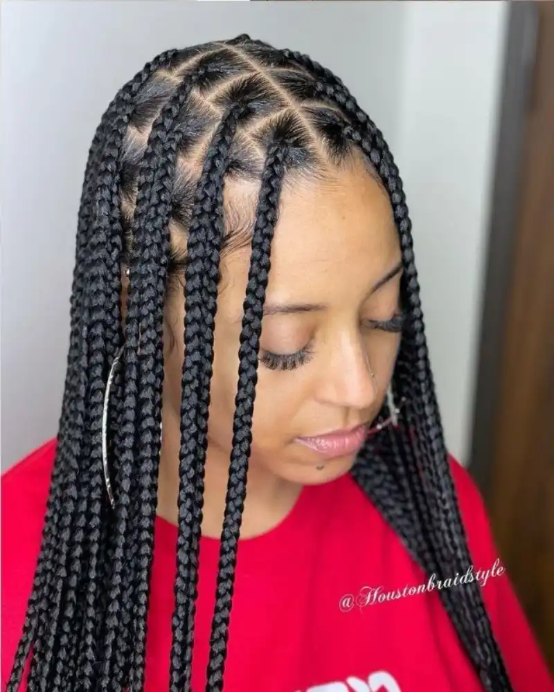knotless box braids hairstyles ideas