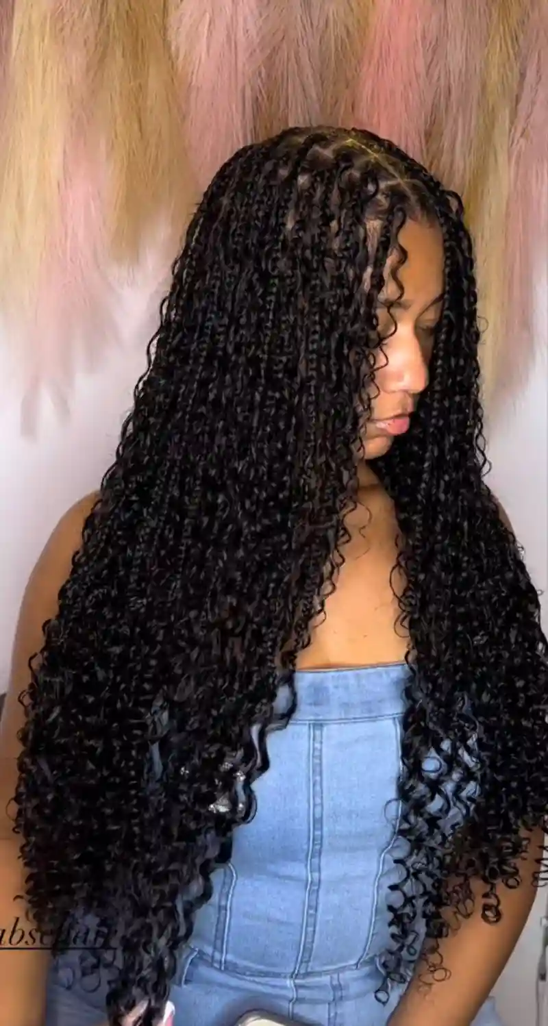 knotless box braids hairstyles ideas