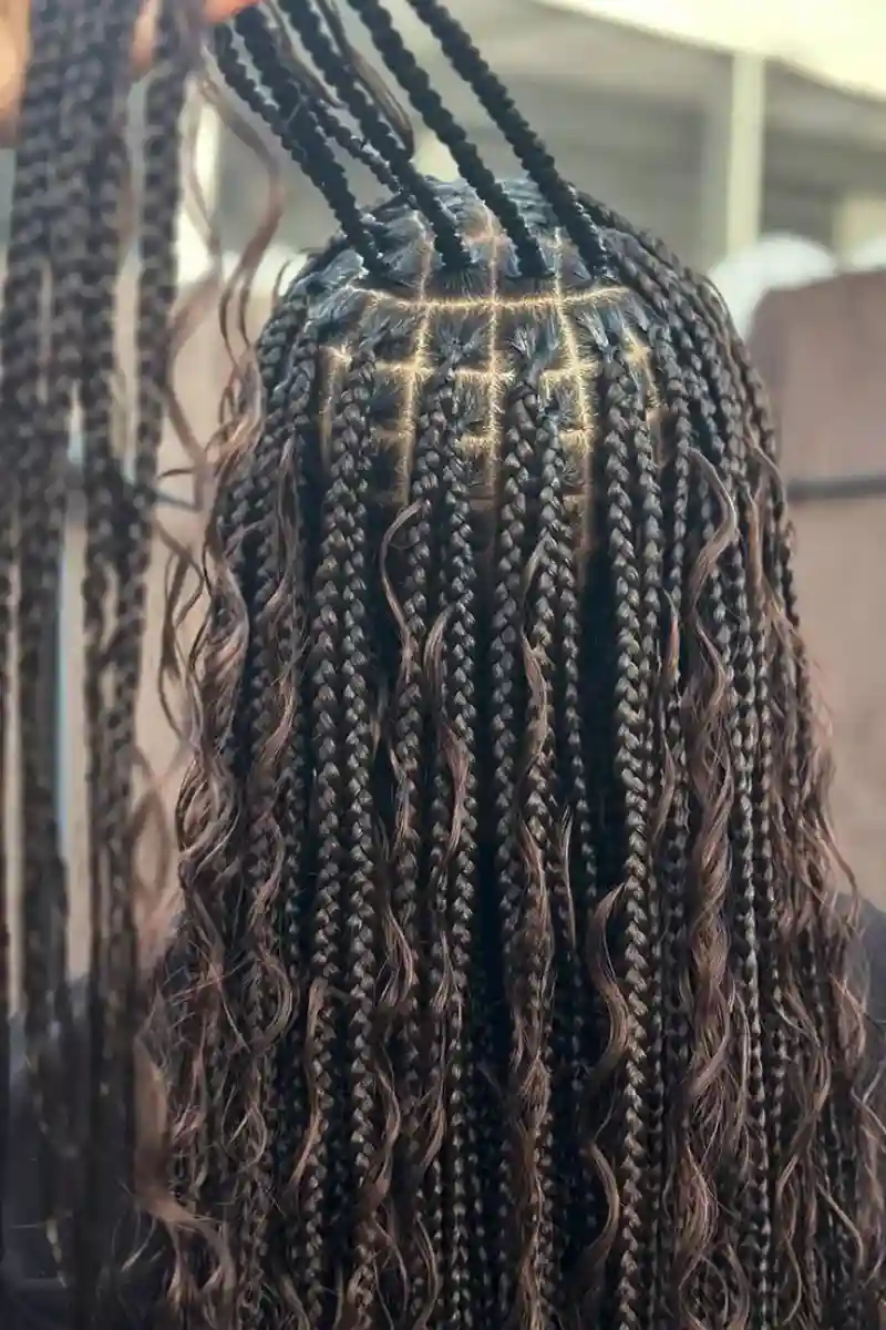 knotless box braids hairstyles ideas