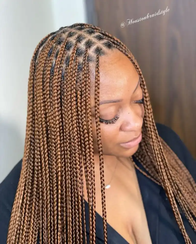 knotless box braids hairstyles ideas