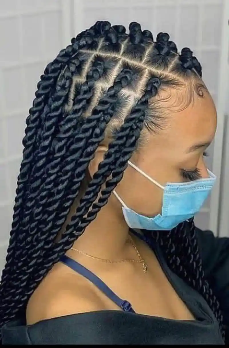knotless box braids hairstyles ideas