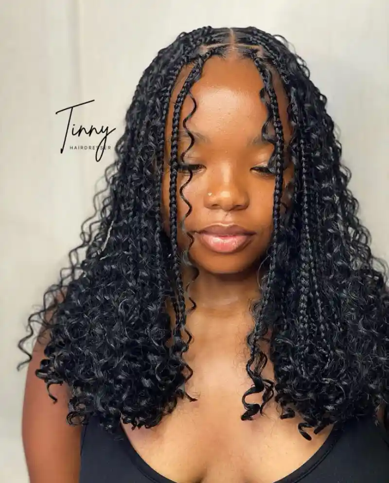 knotless box braids hairstyles ideas