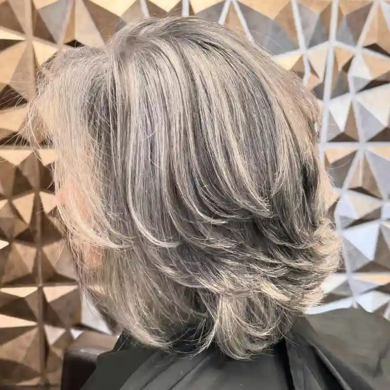 Layered Haircut for Older Women