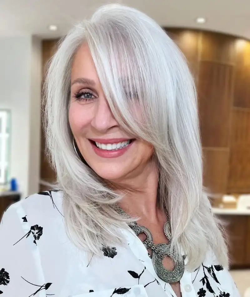 Layered Haircut for Older Women