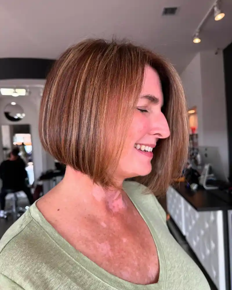 Layered Haircut for Older Women