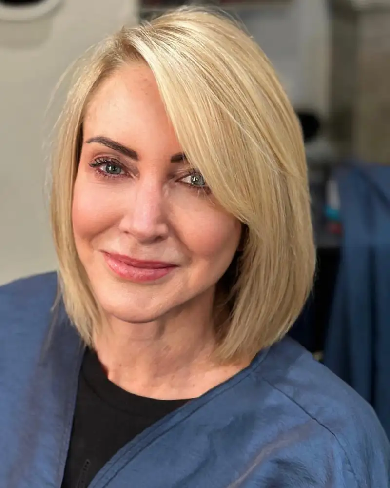 Layered Haircut for Older Women