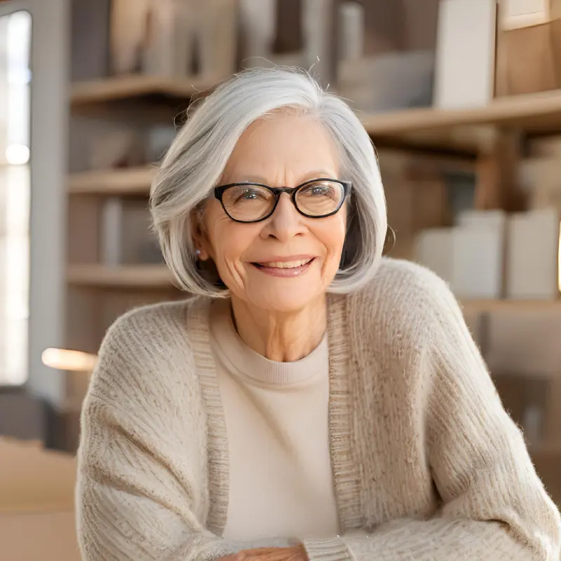 Layered Haircut for Older Women
