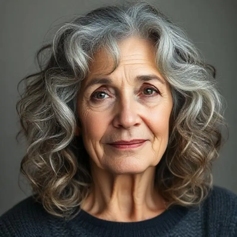 Layered Haircut for Older Women