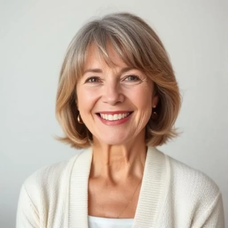 Layered Haircut for Older Women