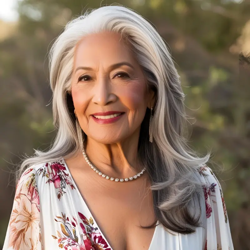 Layered Haircut for Older Women