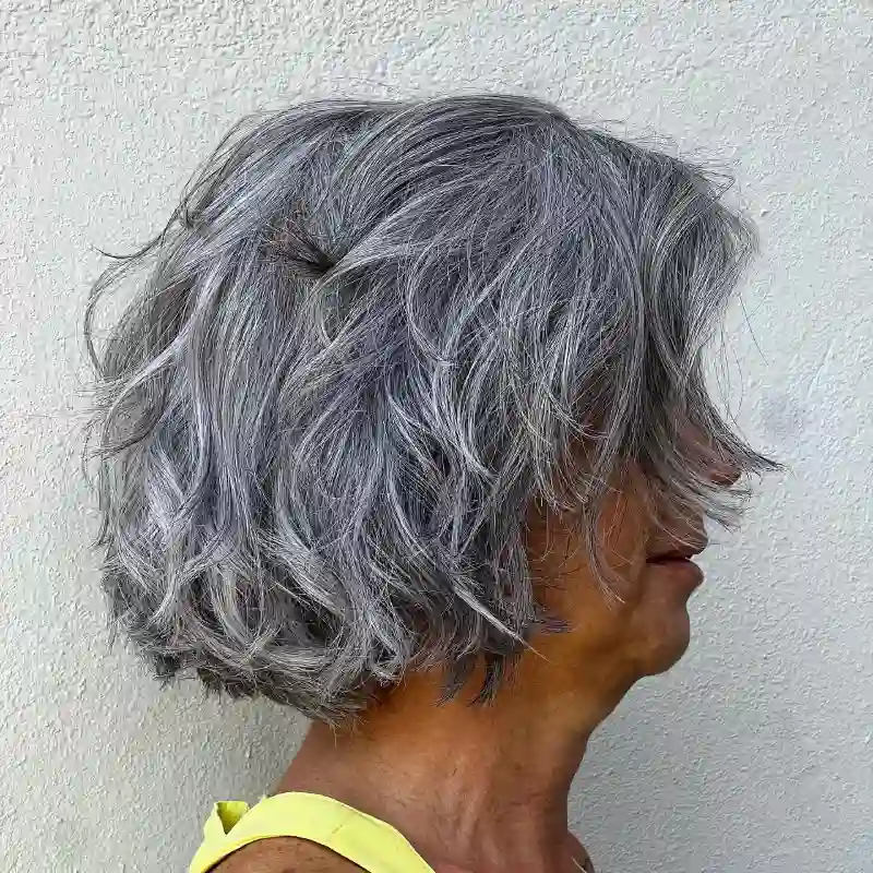 Layered Haircut for Older Women