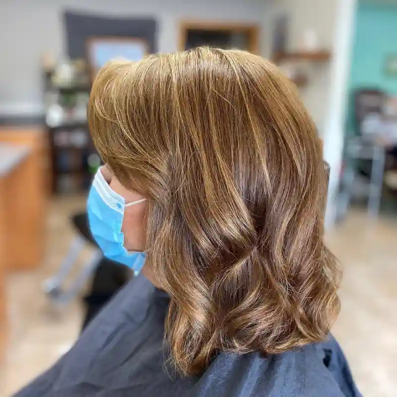 Layered Haircut for Older Women