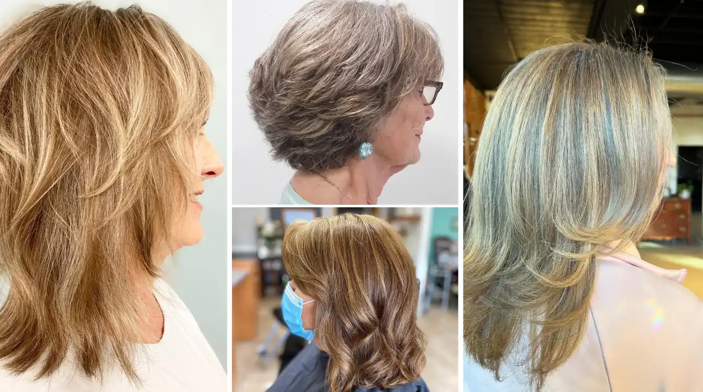 Layered Haircut for Older Women