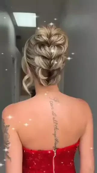 Fancy Blonde Twisted Braid