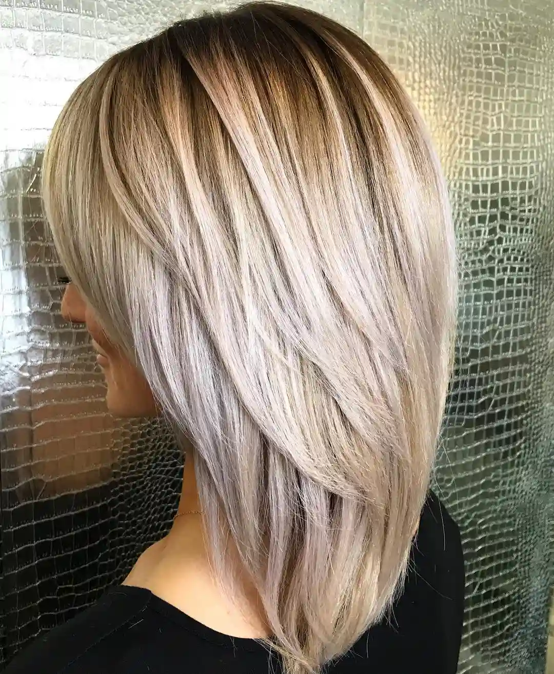 medium length layered haircuts