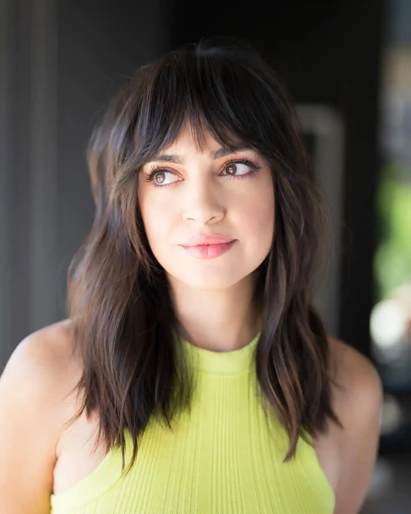 medium length layered haircuts