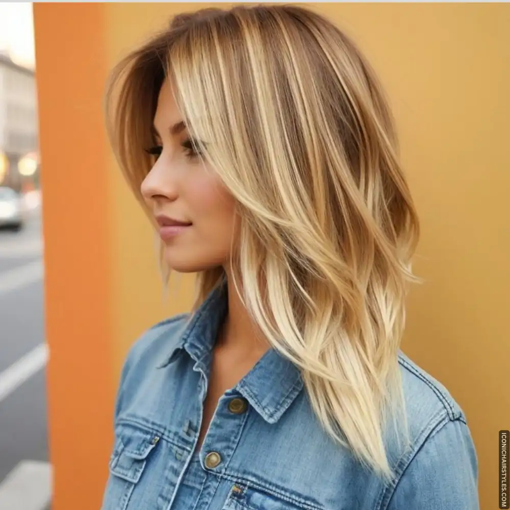 medium length layered haircuts