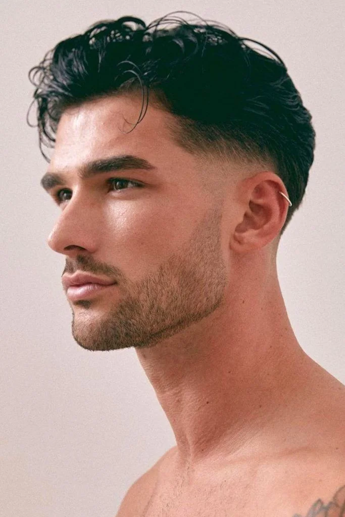 Sharp Side Part Fade