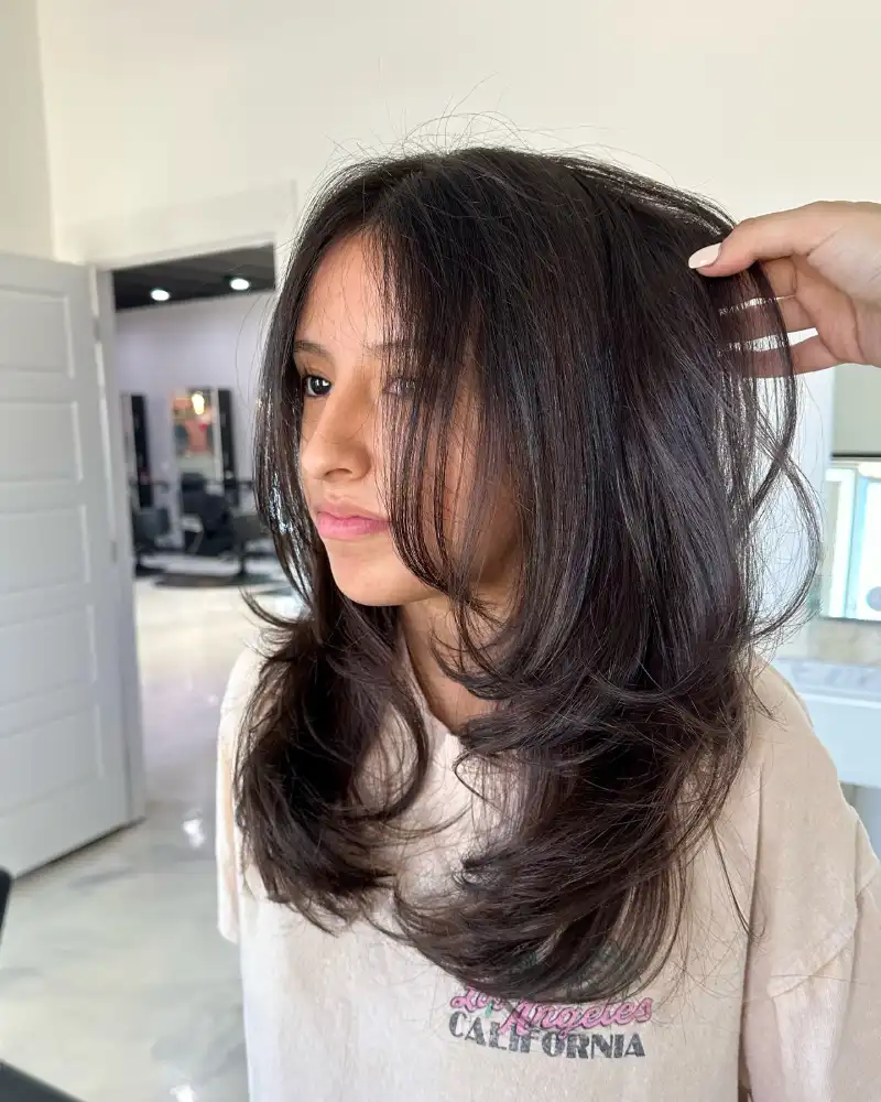 Mid-Length Hair with Layers
