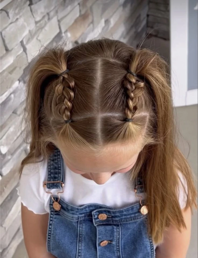Simple Top Braid Tails
