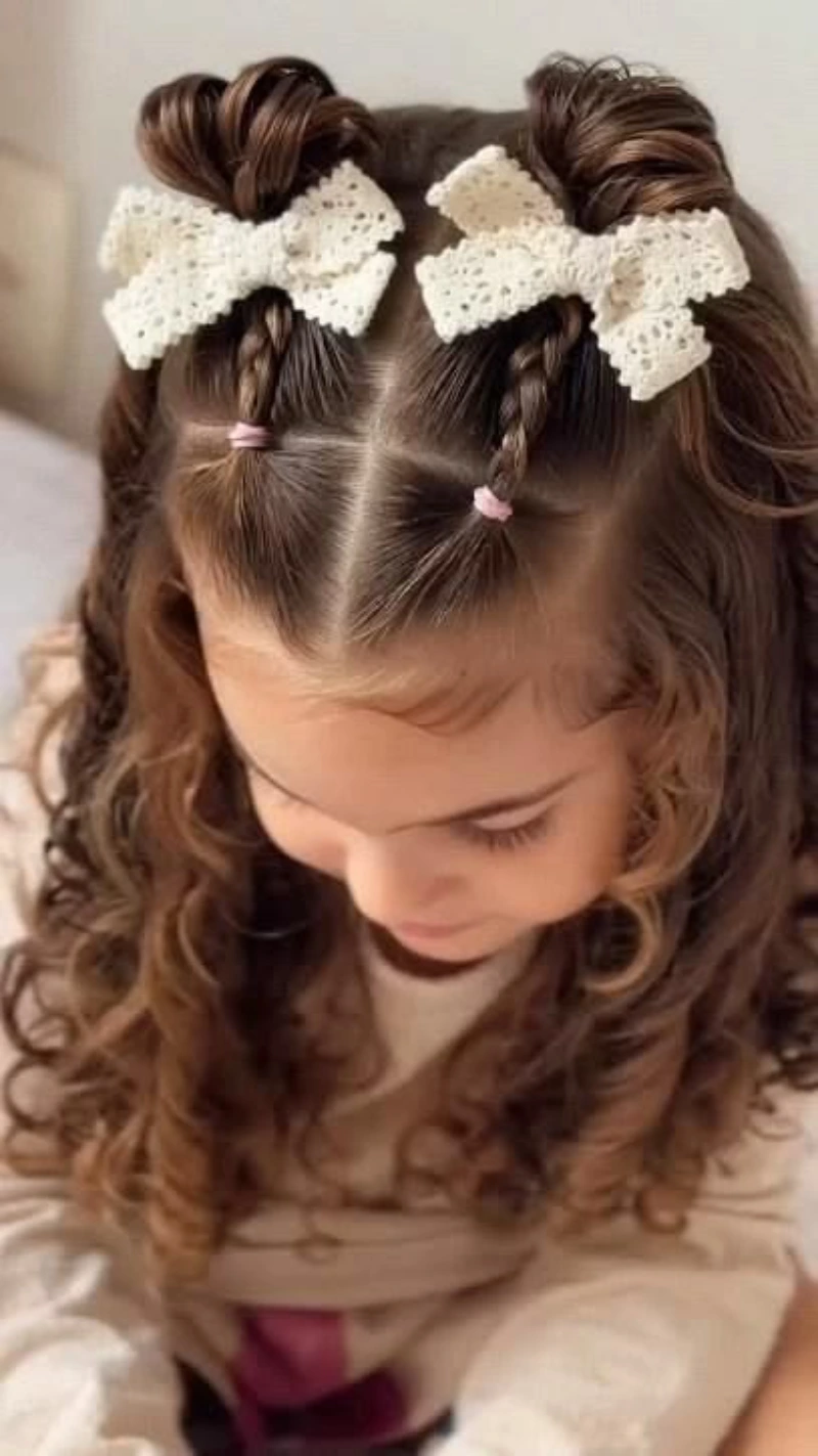 Cute Little Top Braids