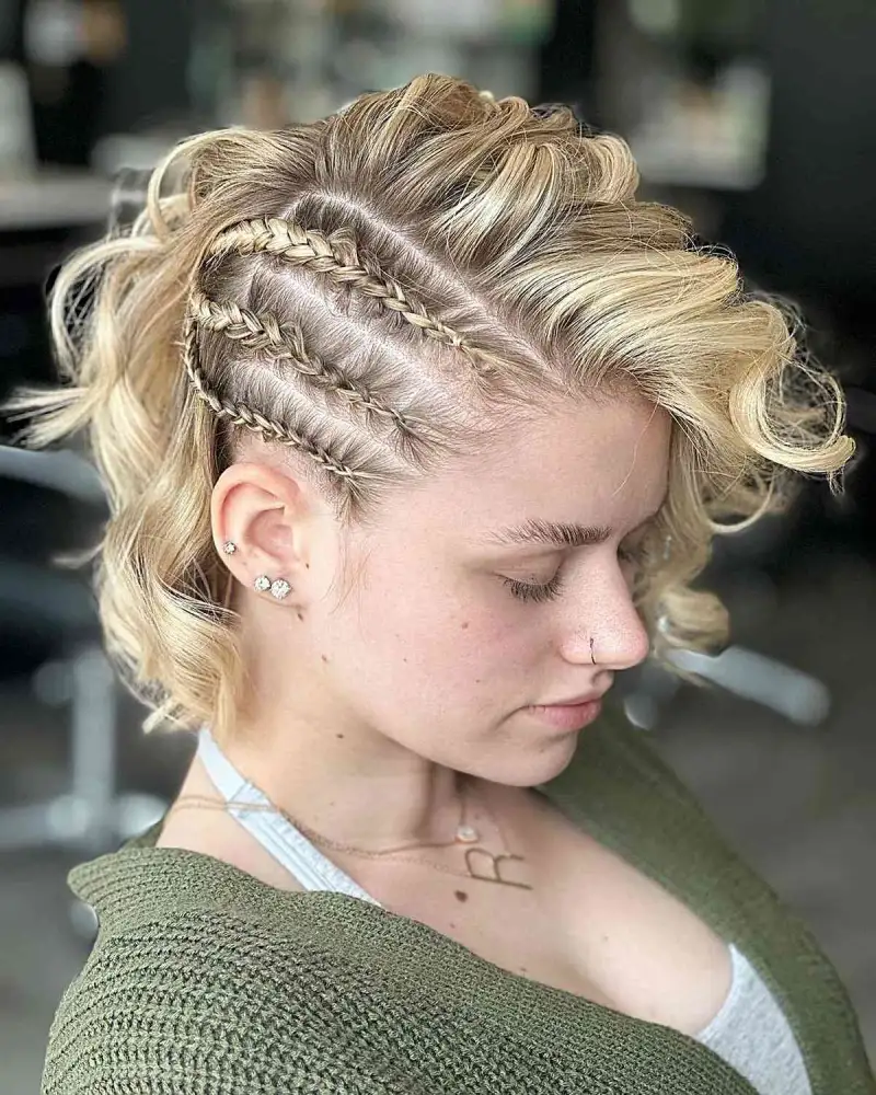 Short Pirate Cornrow Braids Pirate Hairstyles for Women