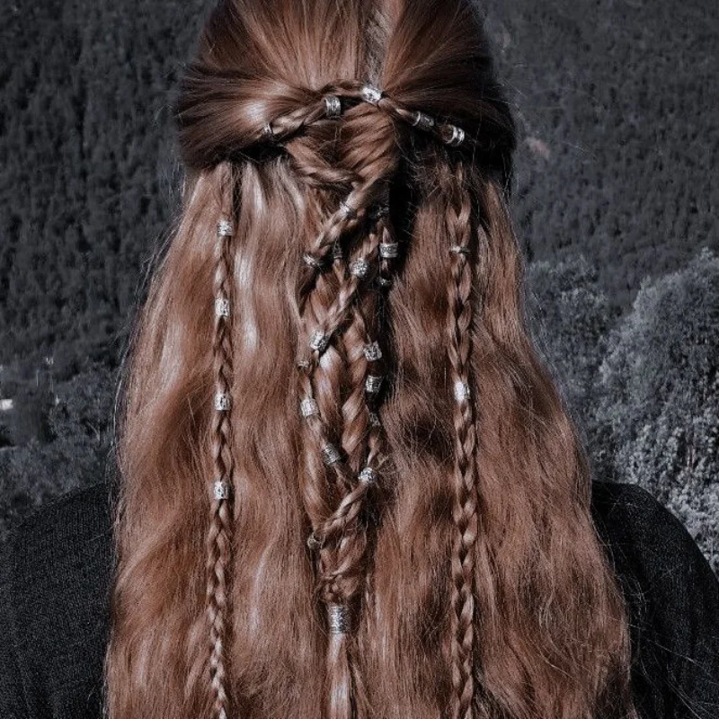 Half-Up Braided Pirate Crown Pirate Hairstyles for Women