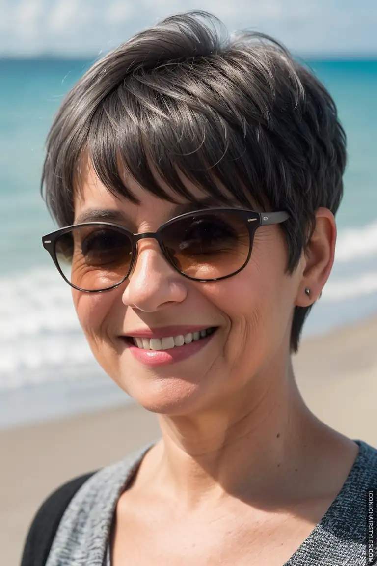 40 Beautiful Pixie Cuts For Gray Hair