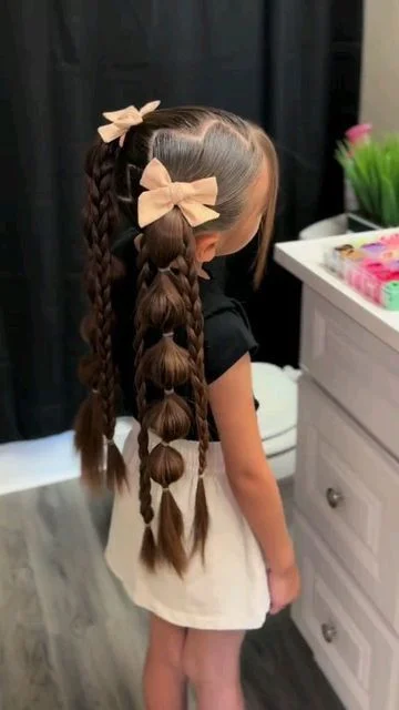 Giant Bubble Braid Bow