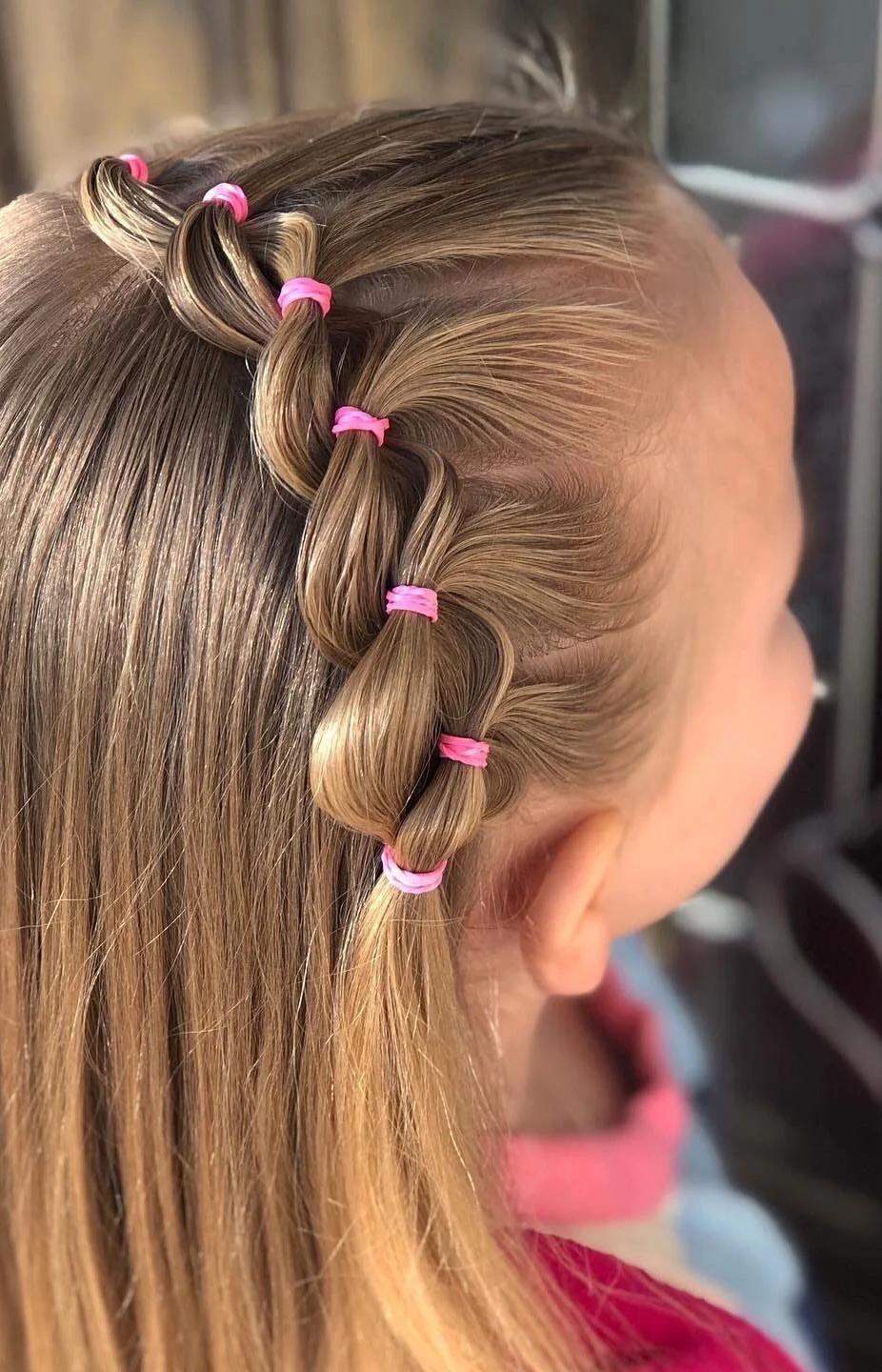 Pink Elastic Pull Through