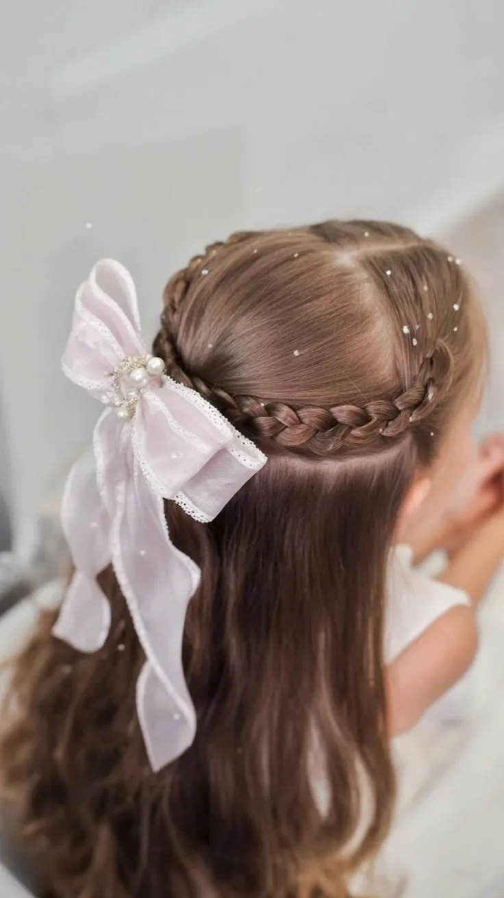 Royal White Lace Crown