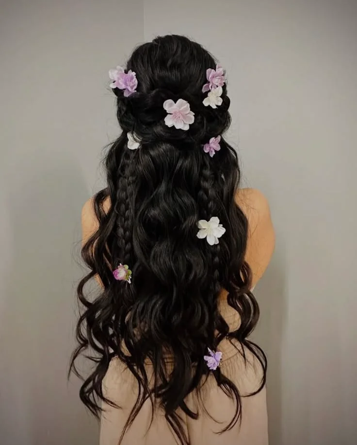 Midnight Flower Waves