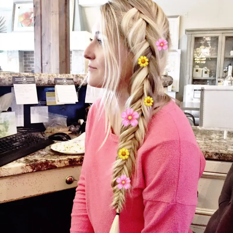 fairytale ribbon braid rapunzel hairstyle