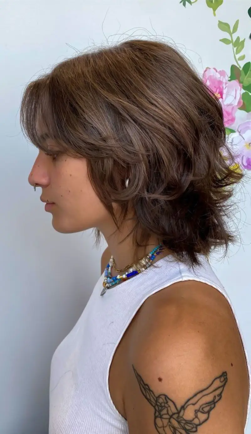 Short Retro Shag with Layers