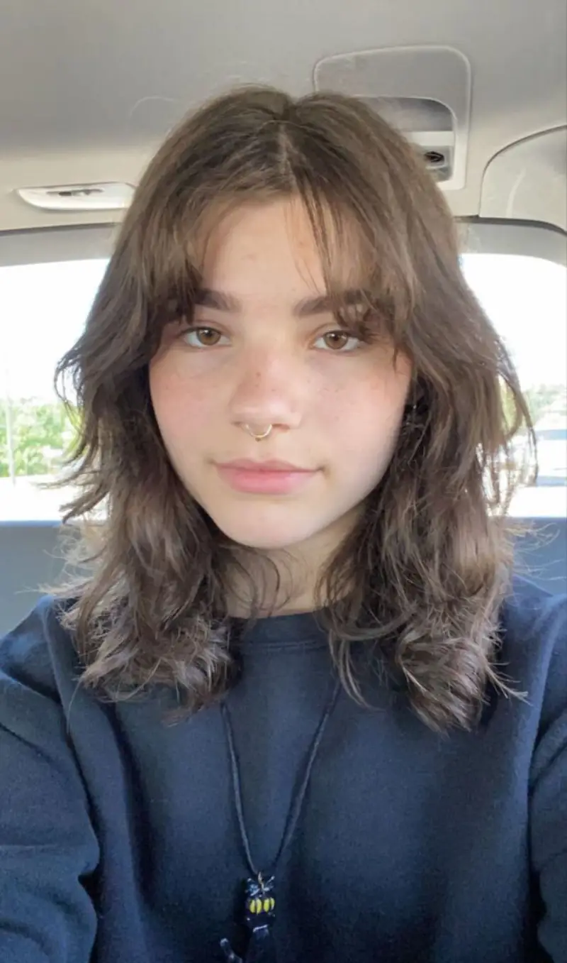 Medium Shag with Full Fringe