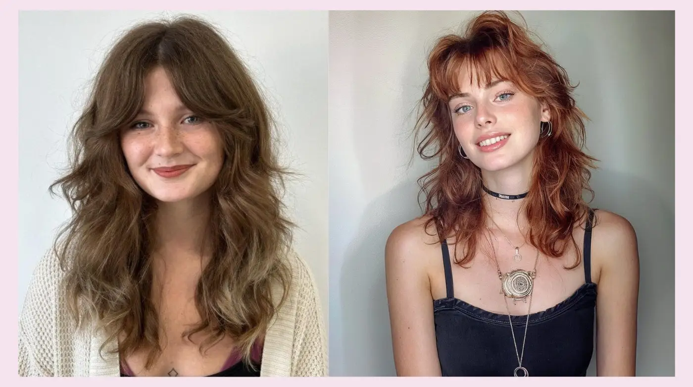 Shag Haircuts with Bangs