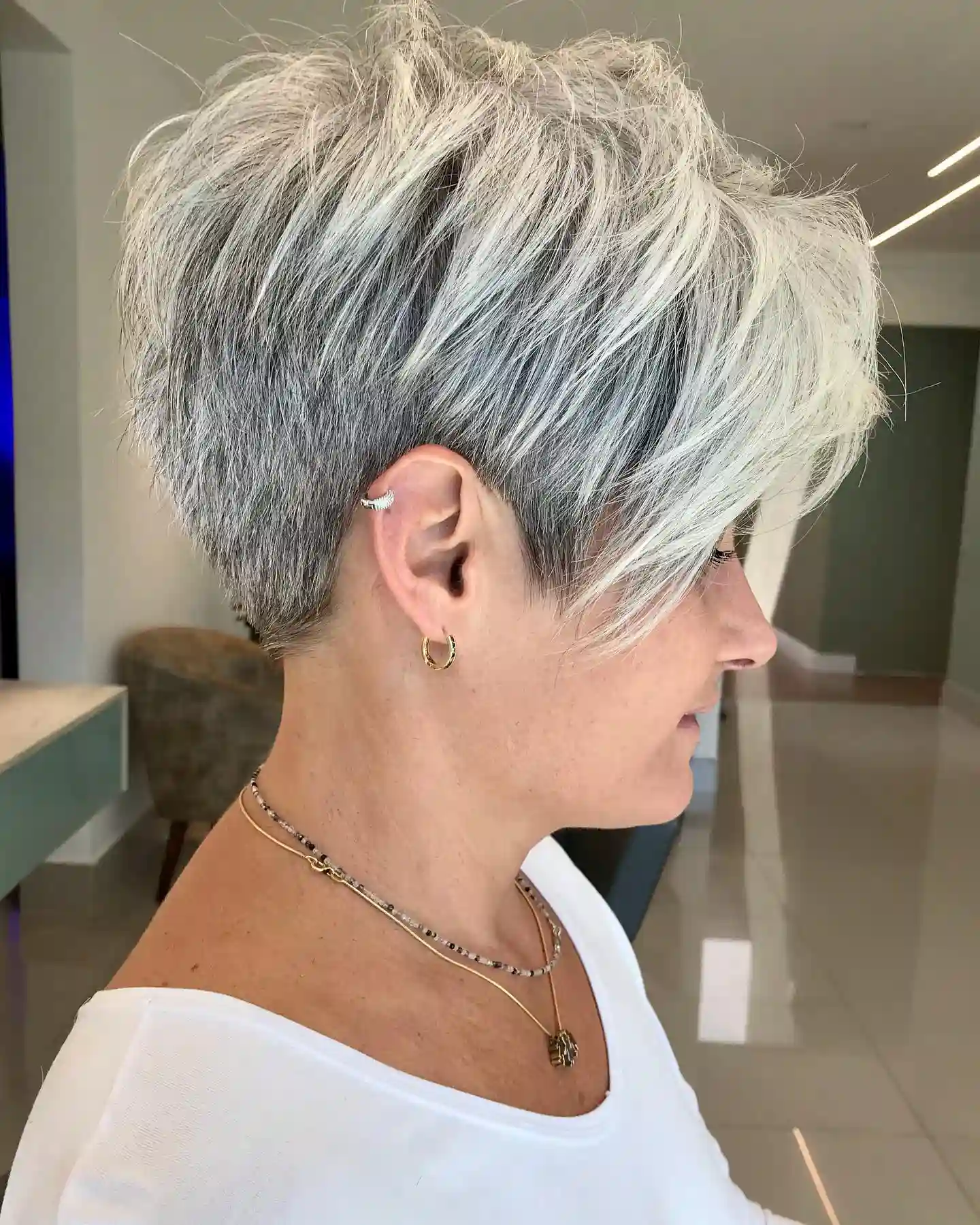 Short Gray Hairstyles for Women Over 50
