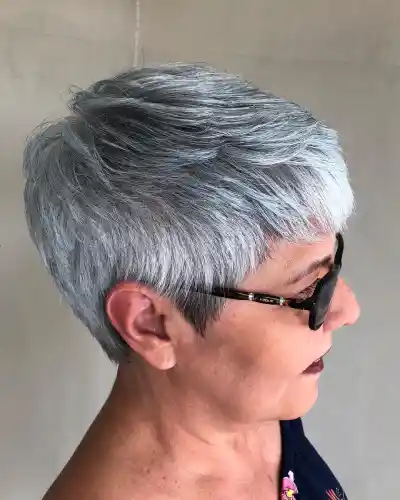 Stunning Short Gray Hairstyles for Women Over 50