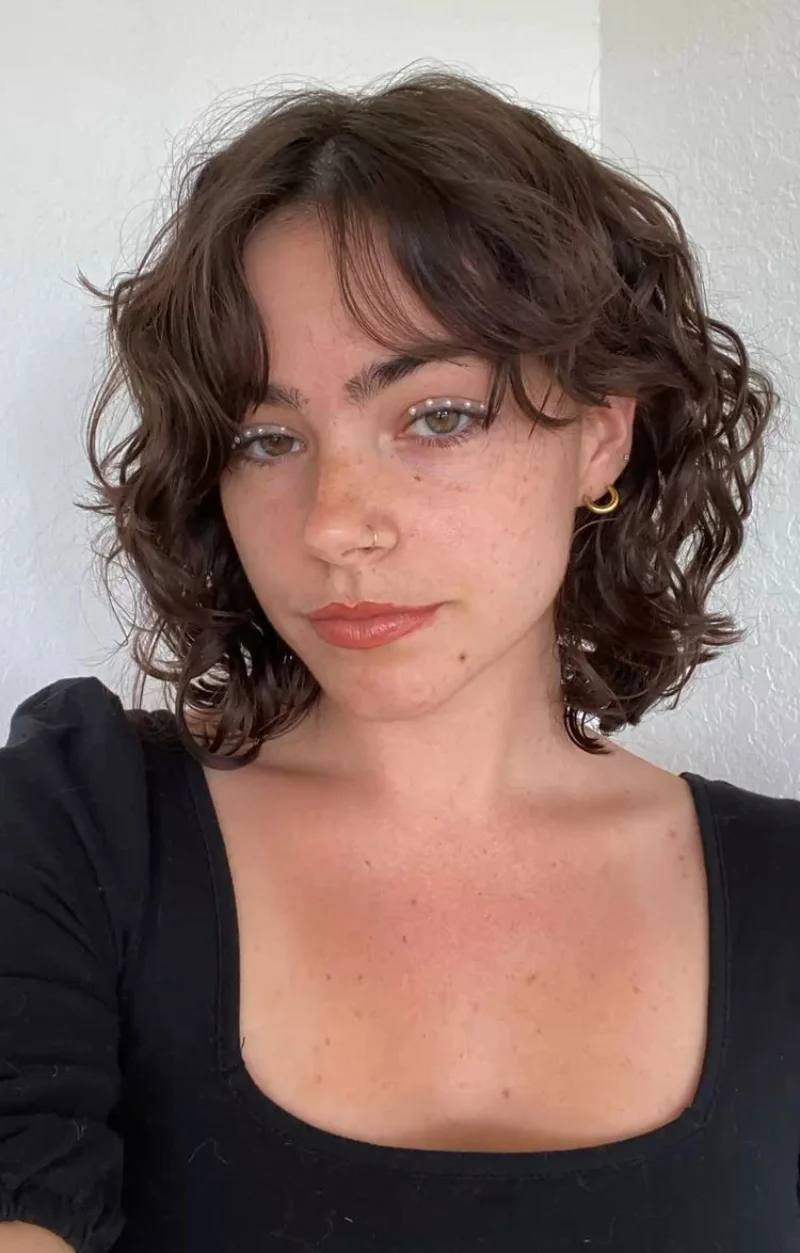 short hairstyle women