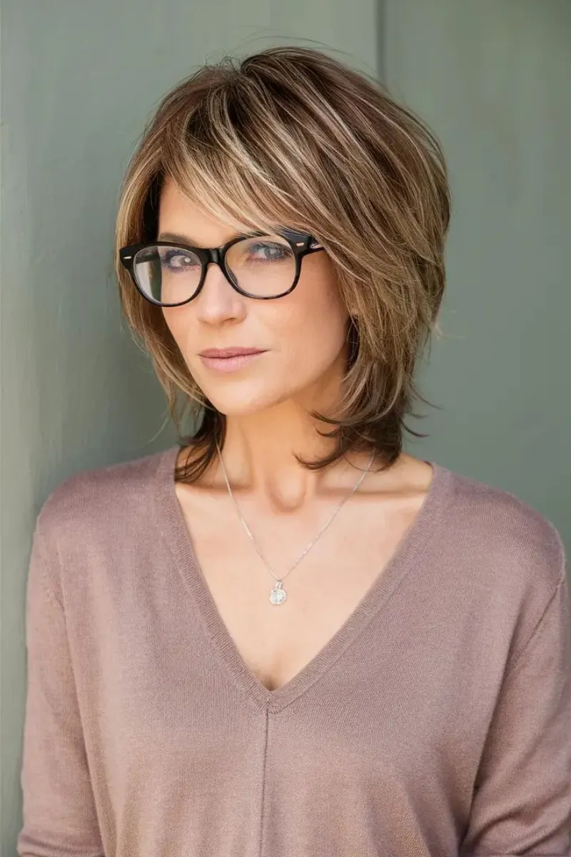short hairstyle women