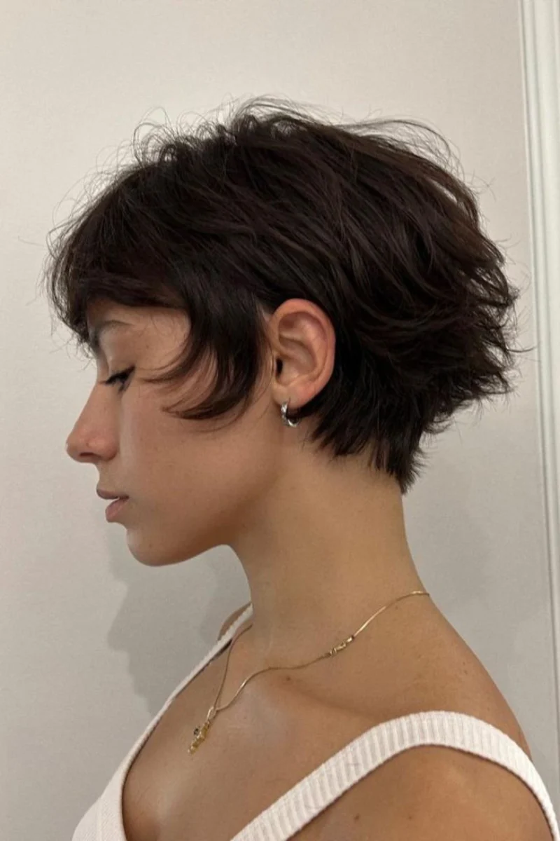 short hairstyle women