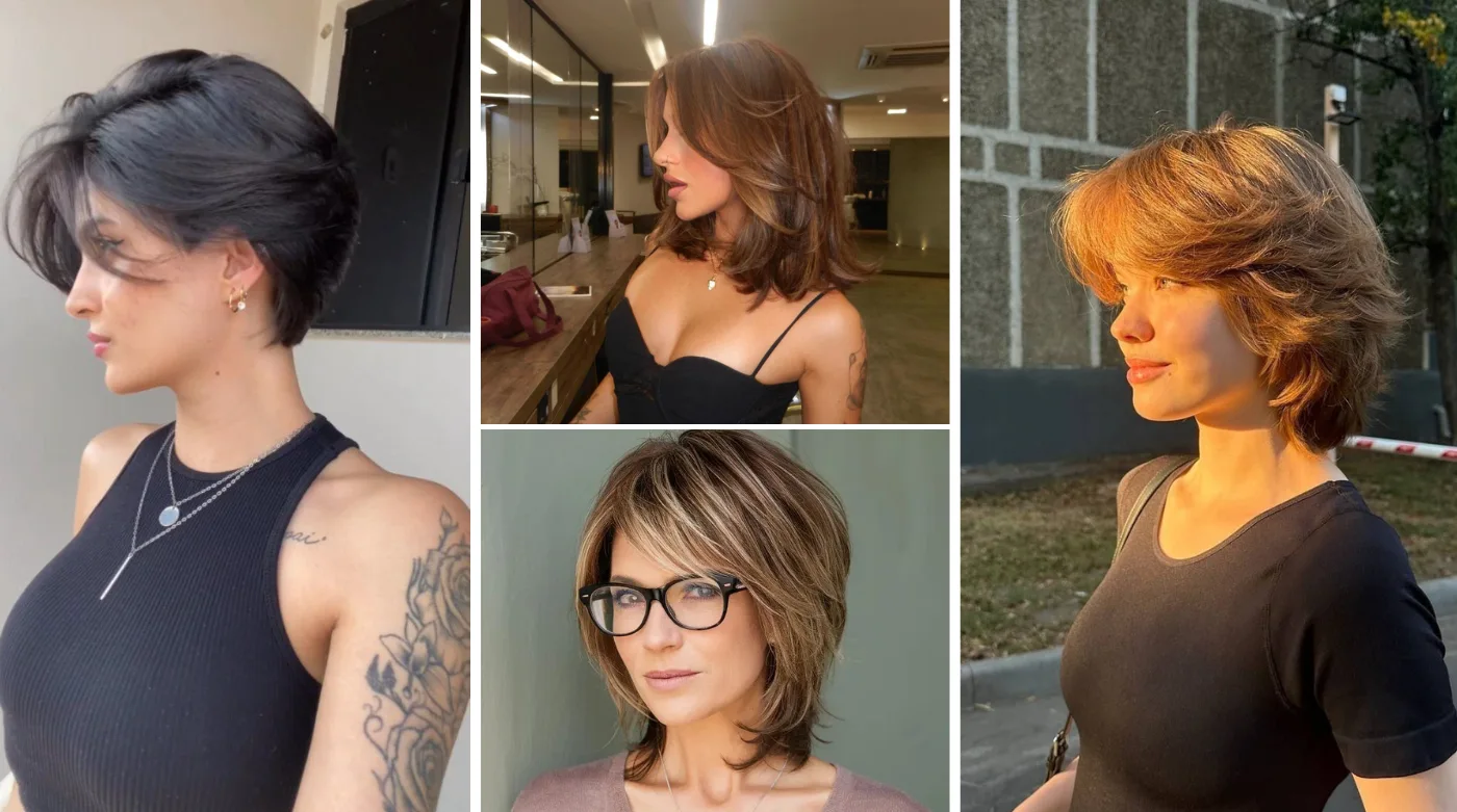 short hairstyle women