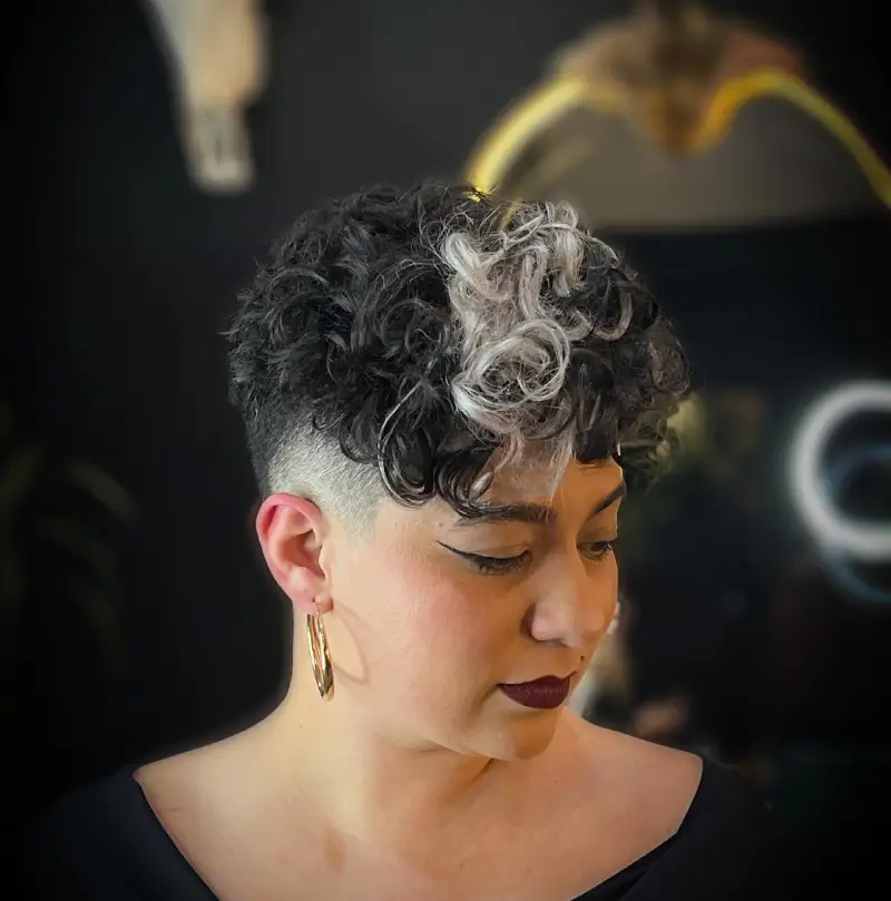 curly haircut for women over 50