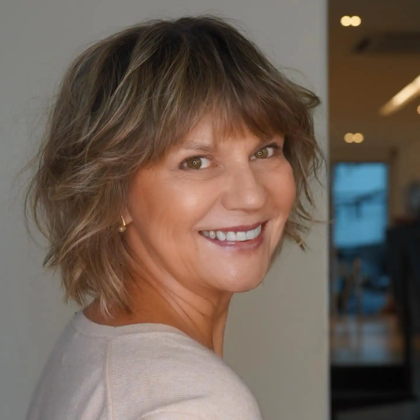 Short Wavy Hairstyles for Women Over 50