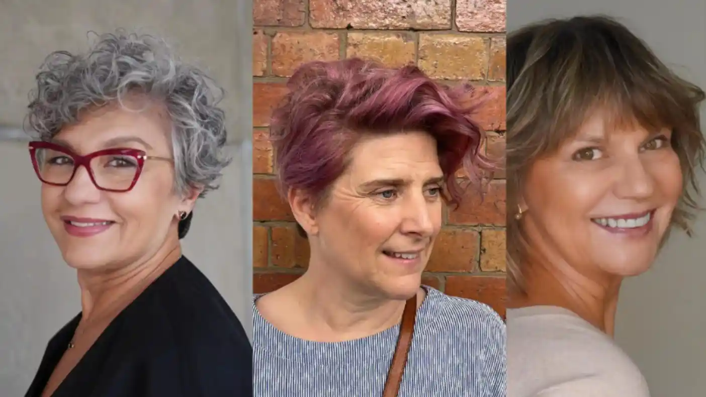 Short Wavy Hairstyles for Women Over 50